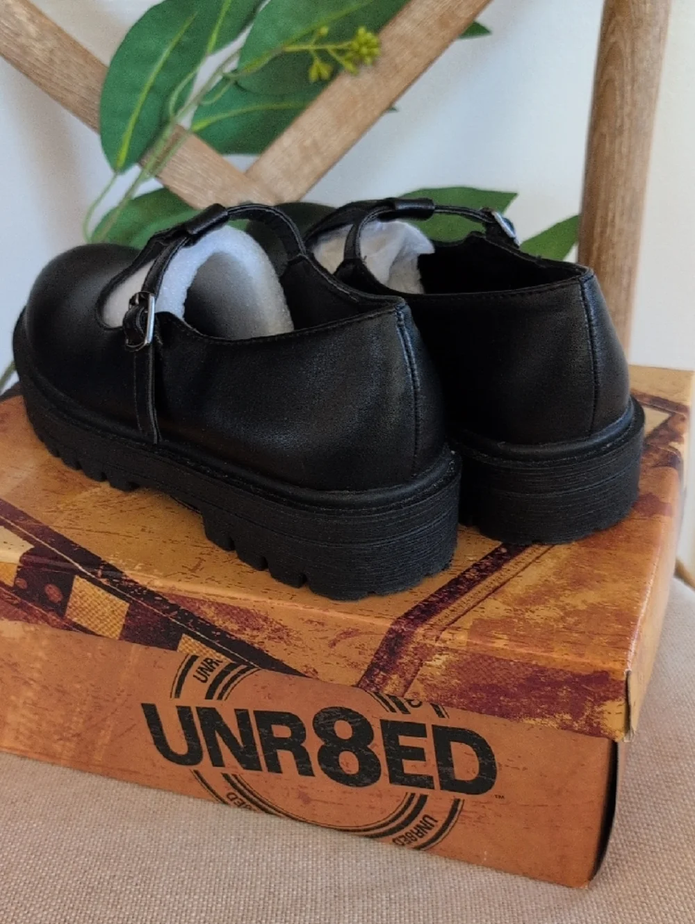 UNR8ED Kids Black Dress Shoes - Classic Slip-On